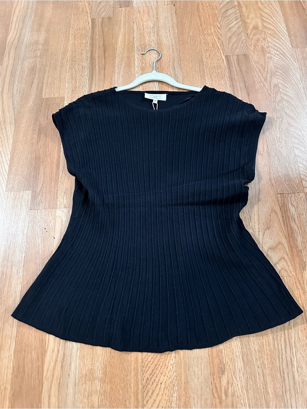 Off-the shoulder sweater in Black